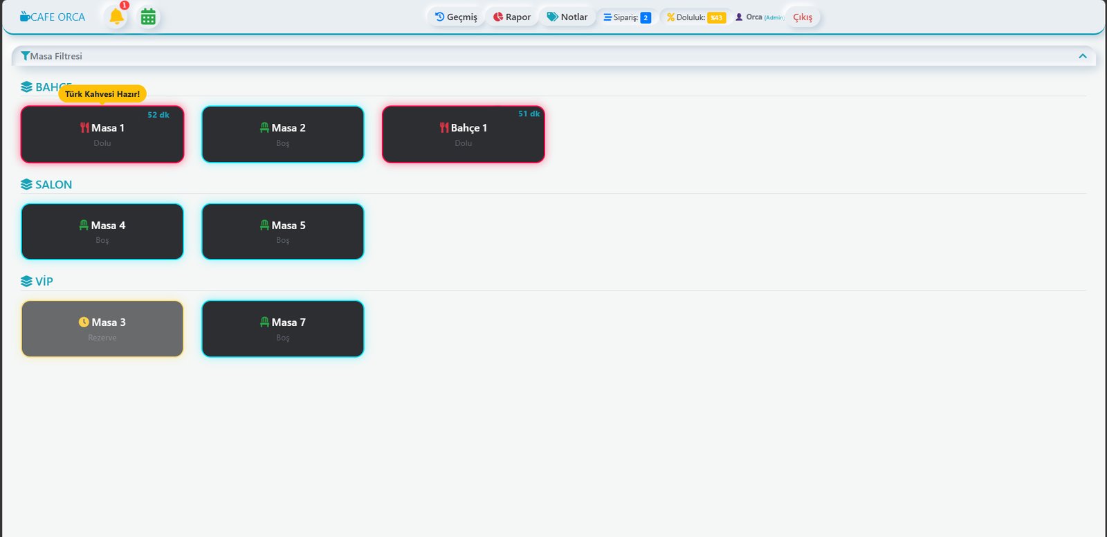 ArazPOS Cafe & Restoran ekran görüntüsü