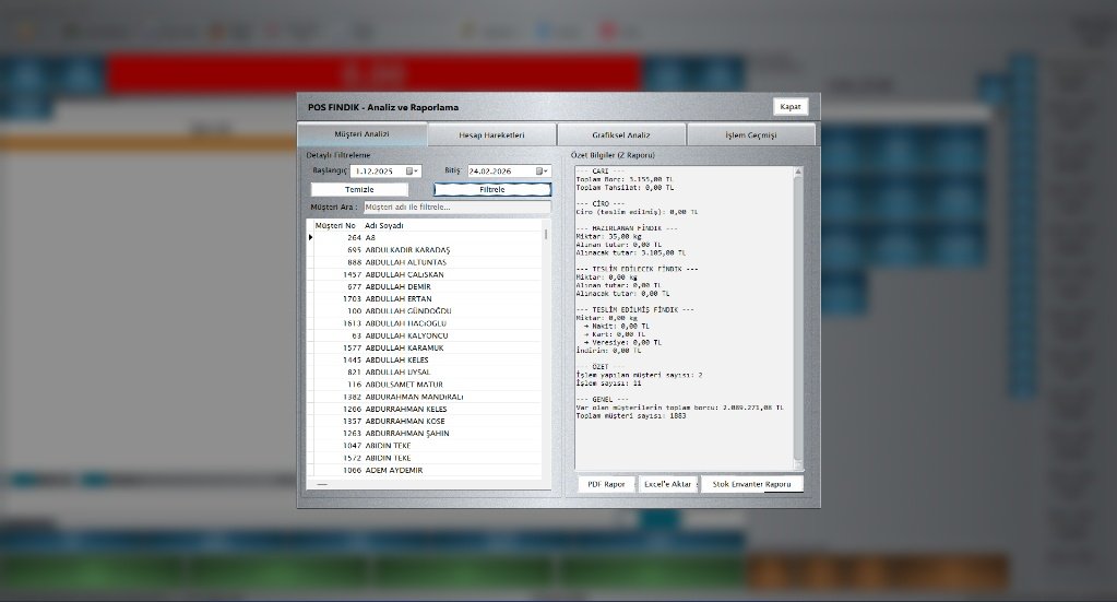 ARAZPOS FINDIK ekran görüntüsü
