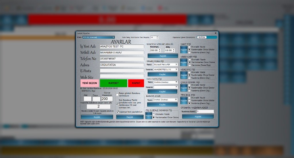 ARAZPOS FINDIK ekran görüntüsü