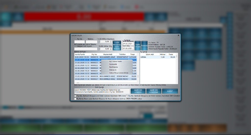 ARAZPOS FINDIK ekran görüntüsü